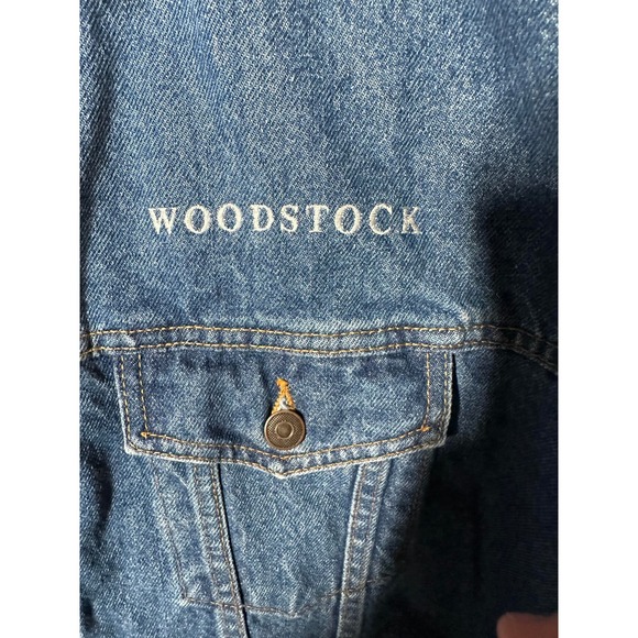 Star Gear Vintage 1994 Woodstock Denim Jean Jacket - Picture 3 of 5